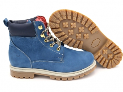 Ghete copii Lui Shoes, cod 3G2025, seria TIMMY, albastru, piele naturala