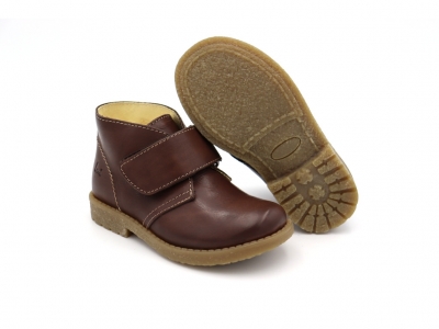 Ghete copii Lui Shoes, cod 3G2045, seria CREP SKY, maro, piele naturala