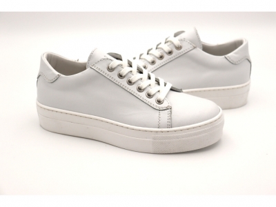 Pantofi sport femei Lui Shoes, cod 2A366, seria KRUG, alb, piele naturala