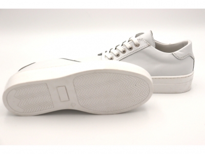 Pantofi sport femei Lui Shoes, cod 2A366, seria KRUG, alb, piele naturala