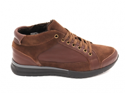 Pantofi sport barbati Lui Shoes, cod 1A694, seria VASS, maro, piele naturala