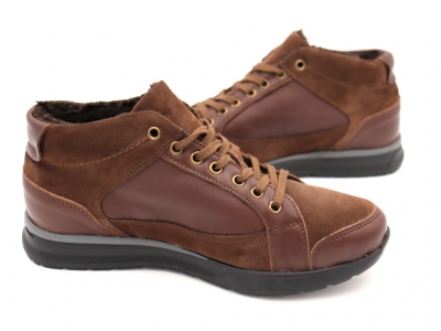 Pantofi sport barbati Lui Shoes, cod 1A694, seria VASS, maro, piele naturala