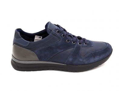 Pantofi sport barbati Lui Shoes, cod 1A695, seria BOSCO, bleumarin