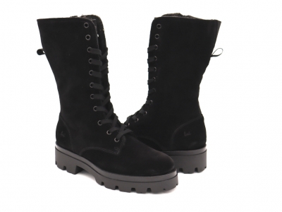 Ghete femei Lui Shoes, cod 2G909, seria SESA, negru, piele naturala