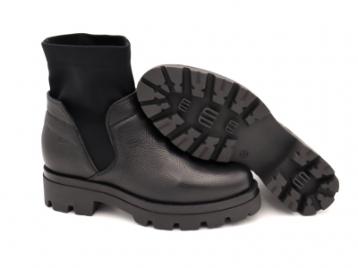 Botine femei Lui Shoes, cod 2B32, seria VERA, negru, piele naturala