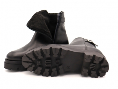 Botine femei Lui Shoes, cod 2B42, seria RONA, negru, piele naturala