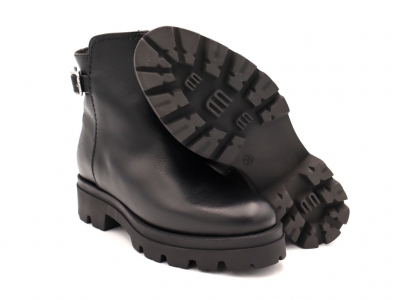 Botine femei Lui Shoes, cod 2B42, seria RONA, negru, piele naturala