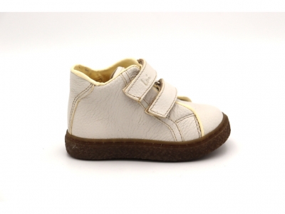 Pantofi sport copii Lui Shoes, cod 3A727, seria TRIP S, alb, piele naturala