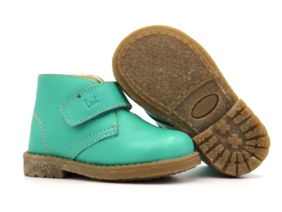 Ghete copii Lui Shoes, cod 3G2114, seria CREP SKY, verde sea, piele naturala