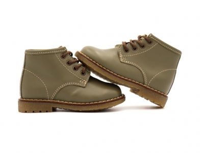 Ghete copii Lui Shoes, cod 3G2129, seria BABY, khaki, piele naturala