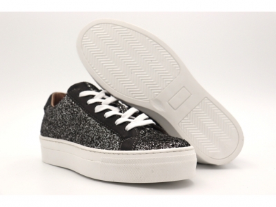 Pantofi sport femei Lui Shoes, cod 2A376, seria KR, argintiu, piele naturala