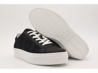 Pantofi sport femei Lui Shoes, cod 2A377, seria KR, negru, piele naturala