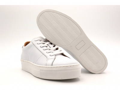 Pantofi sport femei Lui Shoes, cod 2A378, seria KR, alb, piele naturala