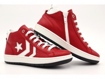 Pantofi sport copii Lui Shoes, cod 3A744, seria MEGASTAR, rosu, piele naturala