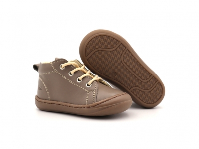 Pantofi sport copii Lui Shoes, cod 3A751, seria PRIMO, gri, piele naturala