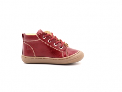 Pantofi sport copii Lui Shoes, cod 3A761, seria PRIMO, bordo, piele naturala
