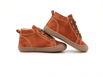 Pantofi sport copii Lui Shoes, cod 3A770, seria PRIMO, maro deschis, piele naturala