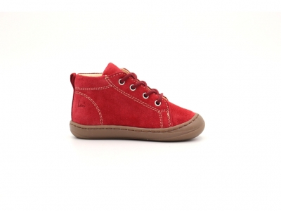Pantofi sport copii Lui Shoes, cod 3A771, seria PRIMO, rosu, piele naturala