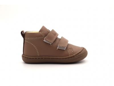 Pantofi sport copii Lui Shoes, cod 3A796, seria PRIMO S, bej, piele naturala
