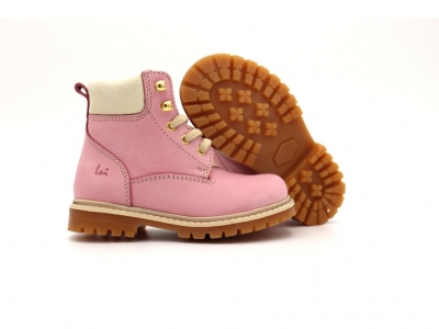 Ghete copii Lui Shoes, cod 3G2144, seria TIMMY, roz, piele naturala