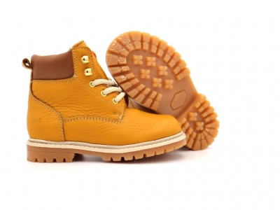 Ghete copii Lui Shoes, cod 3G2145, seria TIMMY, galben mustar, piele naturala