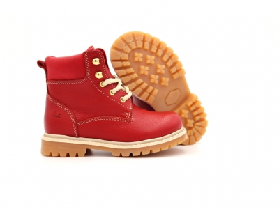 Ghete copii Lui Shoes, cod 3G2147, seria TIMMY, rosu, piele naturala