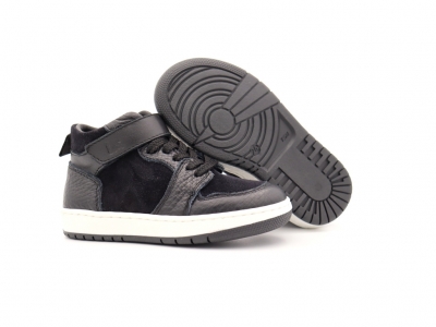 Pantofi sport copii Lui Shoes, cod 3A801, seria MEXX, negru, piele naturala