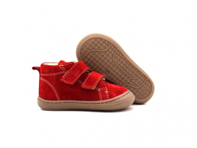 Pantofi sport copii Lui Shoes, cod 3A805, seria PRIMO S, rosu, piele naturala