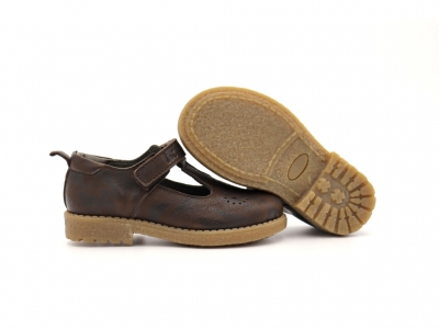 Pantofi copii Lui Shoes, cod 3P45, seria SARA, maro, piele naturala