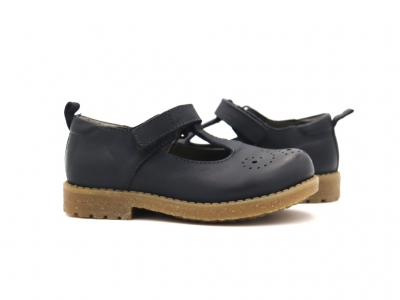 Pantofi copii Lui Shoes, cod 3P49, seria SARA, bleumarin, piele naturala
