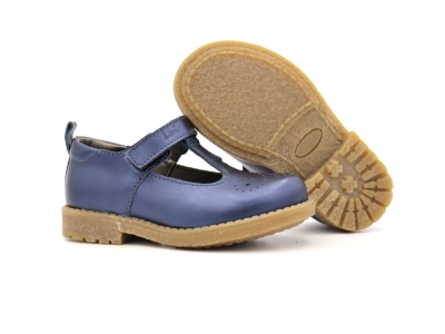 Pantofi copii Lui Shoes, cod 3P52, seria SARA, bleumarin, piele naturala