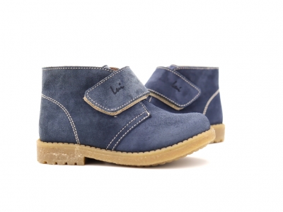 Ghete copii Lui Shoes, cod 3G2166, seria CREP SKY, bleumarin, piele naturala