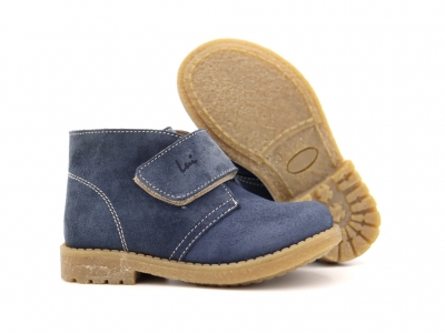 Ghete copii Lui Shoes, cod 3G2166, seria CREP SKY, bleumarin, piele naturala