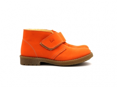 Ghete copii Lui Shoes, cod 3G2169, seria CREP SKY, portocaliu, piele naturala