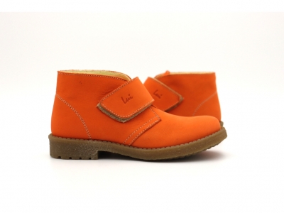 Ghete copii Lui Shoes, cod 3G2169, seria CREP SKY, portocaliu, piele naturala