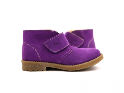 Ghete copii Lui Shoes, cod 3G2170, seria CREP SKY, mov, piele naturala