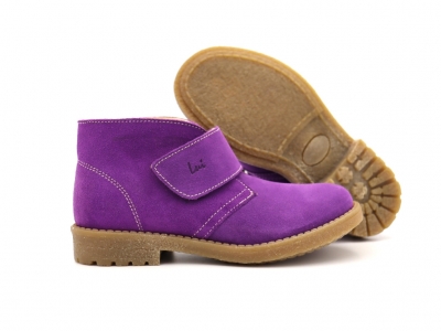 Ghete copii Lui Shoes, cod 3G2170, seria CREP SKY, mov, piele naturala