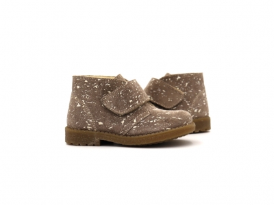 Ghete copii Lui Shoes, cod 3G2171, seria CREP SKY, bej, piele naturala