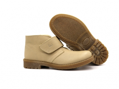 Ghete copii Lui Shoes, cod 3G2189, seria CREP SKY, crem, piele naturala