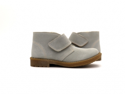 Ghete copii Lui Shoes, cod 3G2190, seria CREP SKY, gri, piele naturala