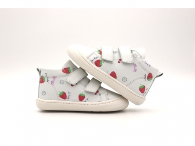 Pantofi sport copii Lui Shoes, cod 3A826, seria PRIMO S, alb, piele naturala