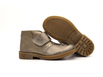 Ghete copii Lui Shoes, cod 3G2196, seria CREP SKY, auriu, piele naturala