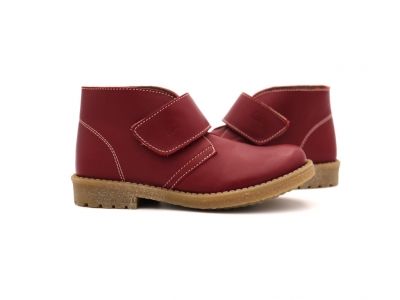 Ghete copii Lui Shoes, cod 3G2202, seria CREP SKY, visiniu, piele naturala