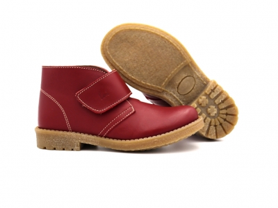 Ghete copii Lui Shoes, cod 3G2202, seria CREP SKY, visiniu, piele naturala