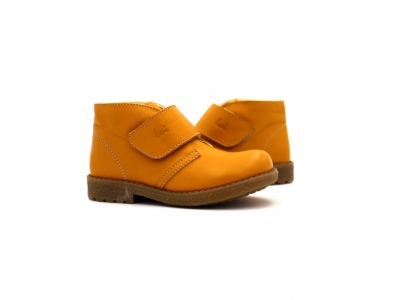 Ghete copii Lui Shoes, cod 3G2204, seria CREP SKY, galben mustar, piele naturala