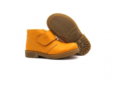 Ghete copii Lui Shoes, cod 3G2204, seria CREP SKY, galben mustar, piele naturala