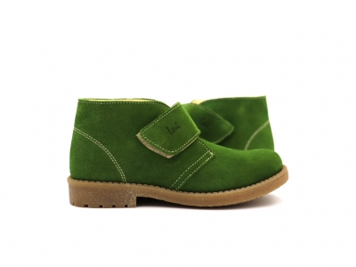 Ghete copii Lui Shoes, cod 3G2215, seria CREP SKY, verde, piele naturala