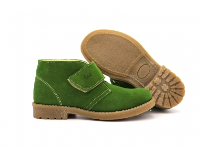 Ghete copii Lui Shoes, cod 3G2215, seria CREP SKY, verde, piele naturala