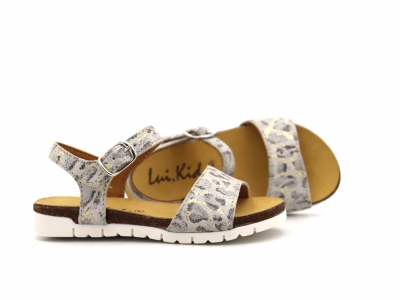 Sandale copii fete Lui Shoes, cod 6S162, seria ELSA, multicolor, piele naturala