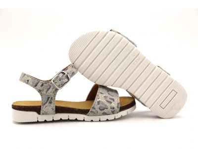 Sandale copii fete Lui Shoes, cod 6S162, seria ELSA, multicolor, piele naturala